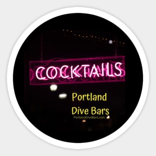 Portland Dive Bars Dot Com Gear Sticker